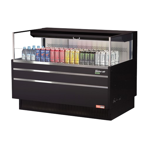 Turbo Air Horizontal Open Display Merchandiser Low Profile