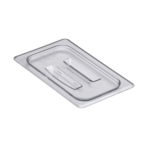 Cambro Camwear Poly Food Pan Cover Solid 1/4 Size 40CWCH135