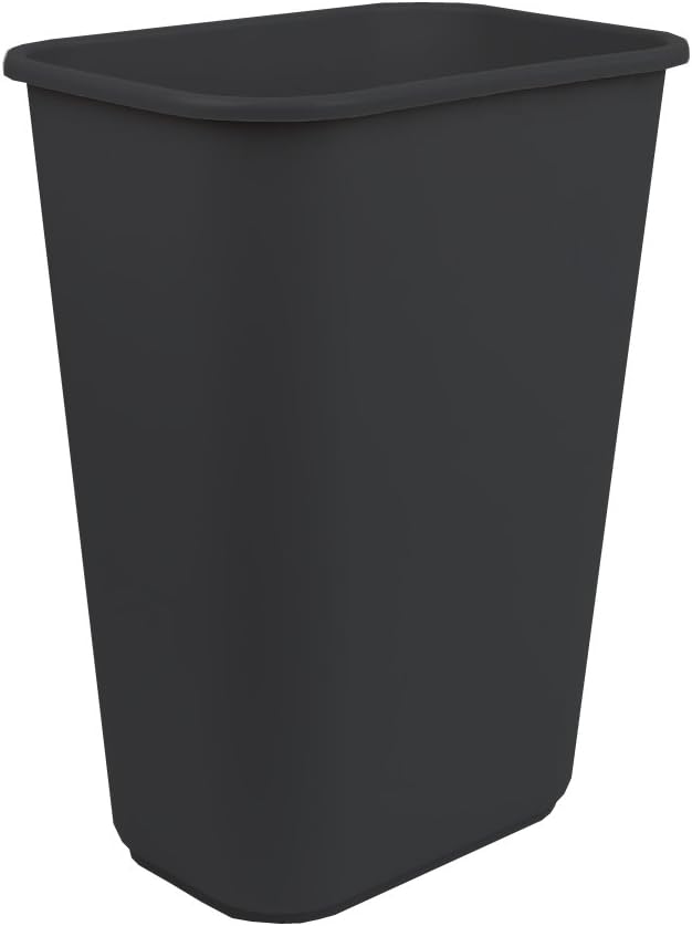 Waste Basket Black 41-1/4 qt