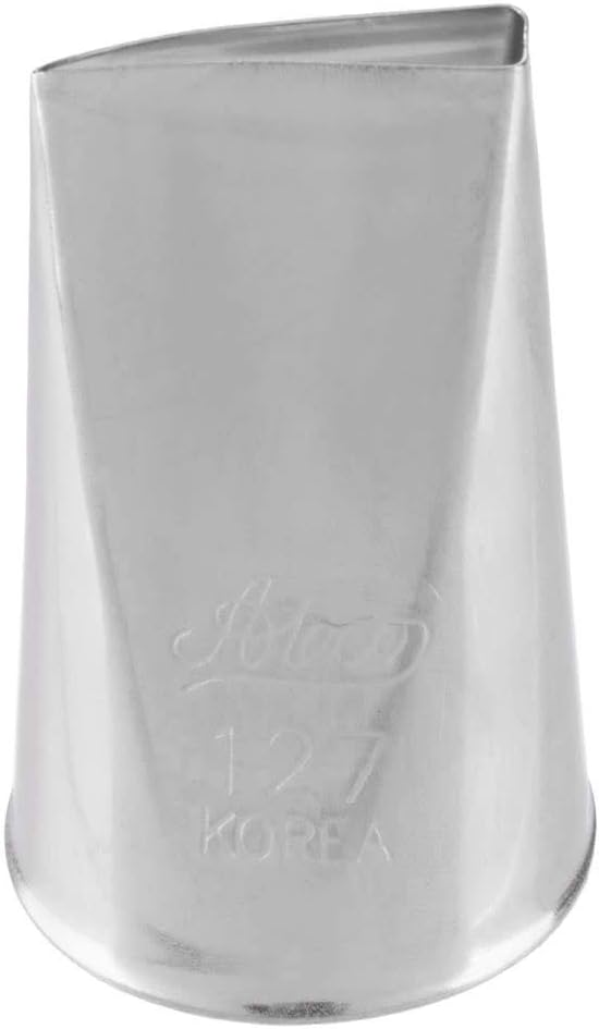 Ateco Stainless Steel Piping Tip Rose Leaf #127