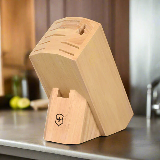 Victorinox VIC Cutlery Knife Block Wood 9 Slot 7.9093.87