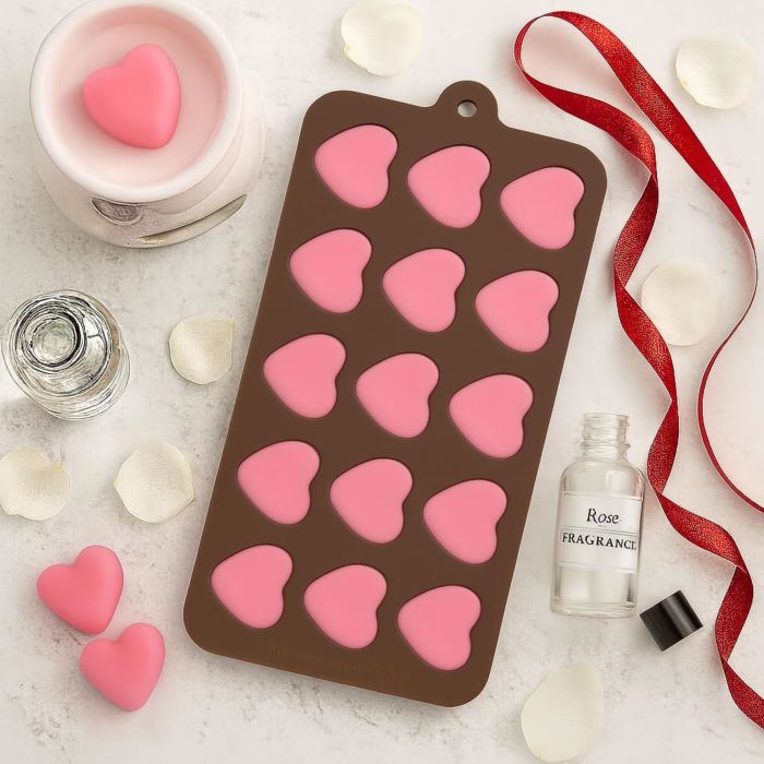 Harold Imports Mrs. Anderson's Chocolate Heart Mold Sillicone 43749