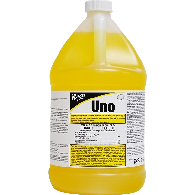 Nyco Products UNO (Lemon) Cleaner/Deodorizer - 4/Case