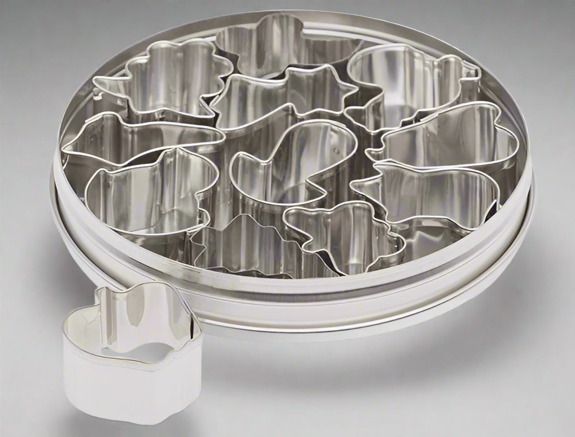 Ateco 12-Piece Stainless Steel Country Cutter Set 4850
