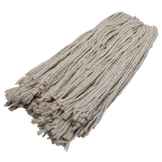 Mop Head Large Cut End 4-Ply White 24 oz.