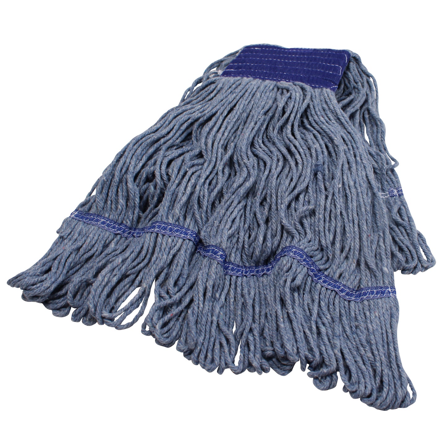 Mop Head Large Loop End 4-Ply Blue 24 oz. - 12/Case