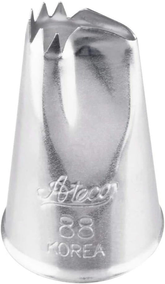 Ateco Stainless Steel Piping Tip Ruffle #88