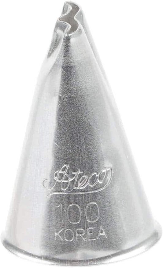 Ateco Stainless Steel Piping Tip Ruffle #100