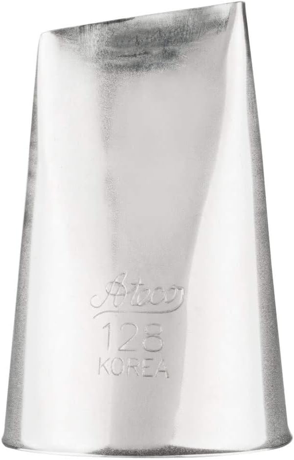 Ateco Stainless Steel Piping Tip Rose Leaf #128
