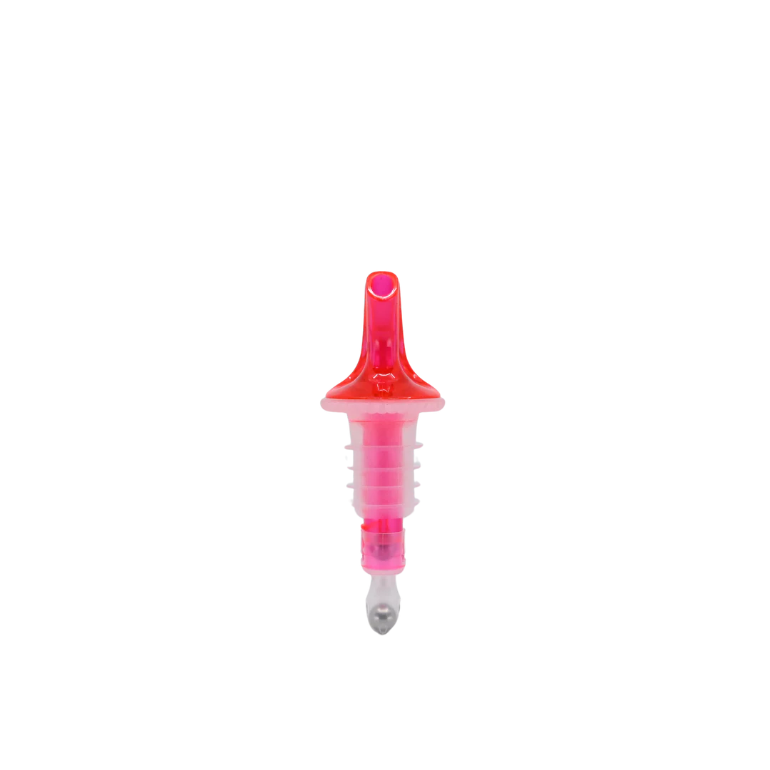 Prec Pour Measured Heavy Cork Pourer Red 1 oz. 100 H WR - 12/Pack