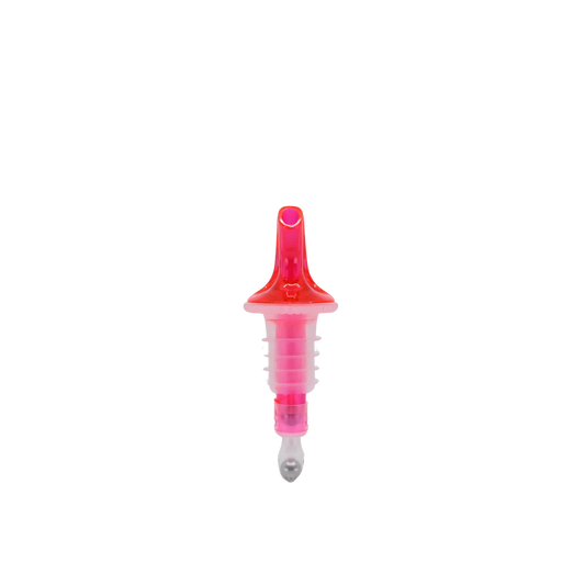 Prec Pour Measured Heavy Cork Pourer Red 1 oz. 100 H WR - 12/Pack