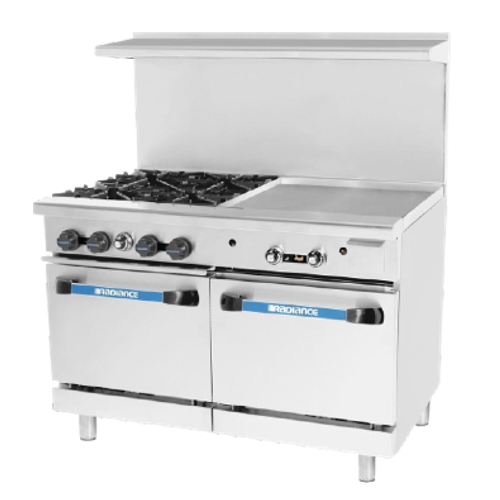 Turbo Air Radiance Restaurant Gas Range- 48" W