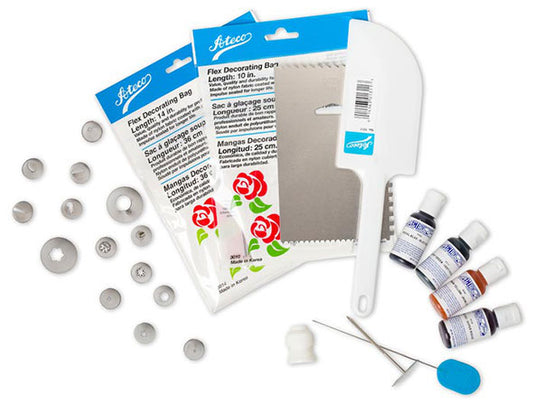 Ateco 25-Piece Cake & Food Decorating Set 591