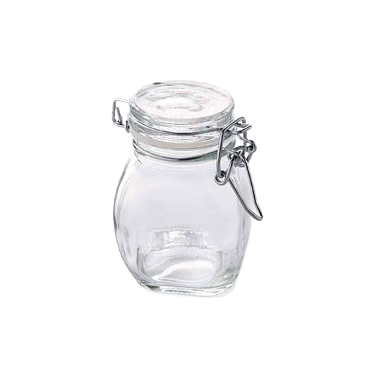 American Metalcraft HMMJ3 Mini Mason Jar with Hinged Lid, 3.5 oz.