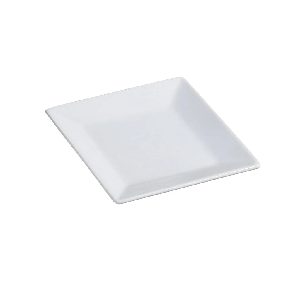 Yanco Square White Main Land Plate 10" ML-110