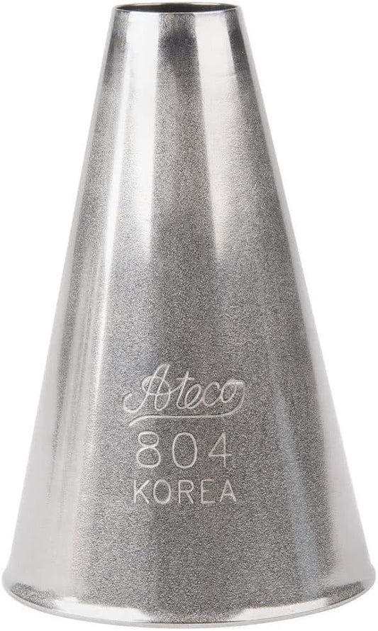 Ateco Stainless Steel Piping Tip Plain #804