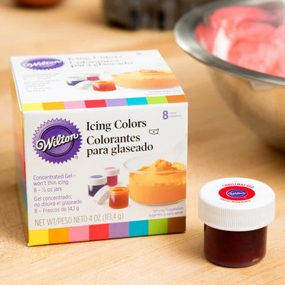 Wilton Variety Pack Gel Food Coloring (Set of 8 Colors) 5 oz.