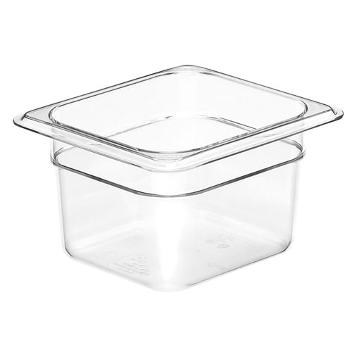 Camwear Polycarbonate Food Pan 1/6 Size 4" D 64CW135