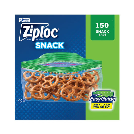 Ziploc Grip 'n Seal Top Snack Bags 150 Ct.