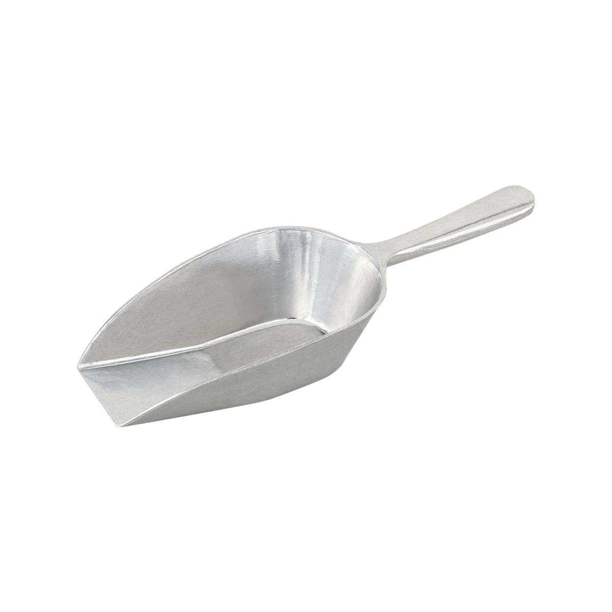 Browne 574252 Cast Aluminum Flat Bottom Scoop, 4 oz
