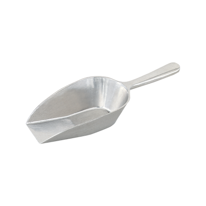Browne 574252 Cast Aluminum Flat Bottom Scoop, 4 oz
