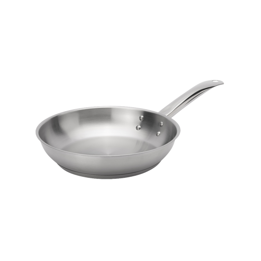 Browne 5734048 Elements Stainless Steel Fry Pan, 8"