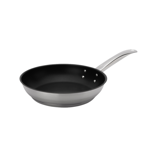 Browne 5734060 Elements Stainless Steel Non-Stick Fry Pan, 9.5"