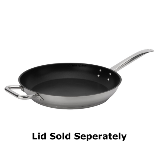 Browne Non-Stick Stainless Steel Fry Pan 12.5" 5734062