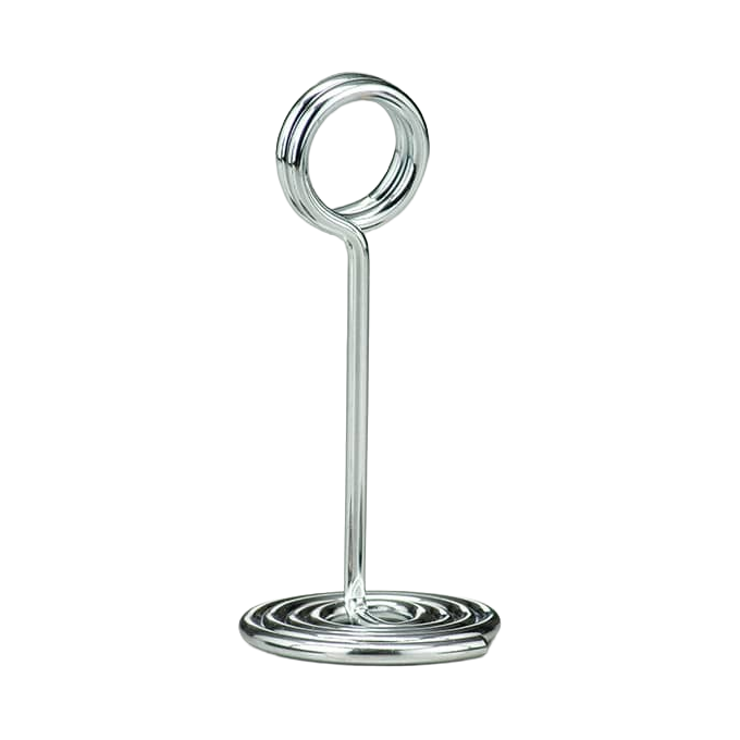 American Metalcraft NSC4 4" Chrome Wire Loop Number Stand