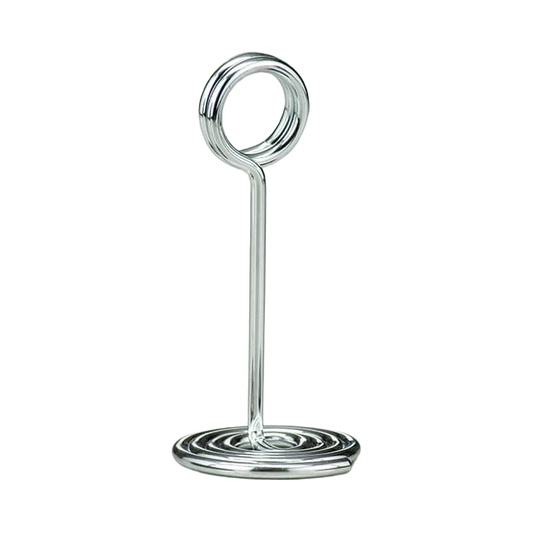 American Metalcraft NSC6 Chrome Wire Loop Number Stand, 6"H