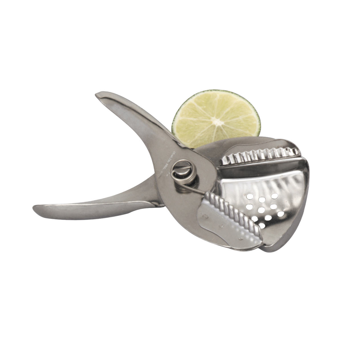 Browne 57520 Stainless Steel Closed Jaw Lemon/Lime Squeezer, 6"