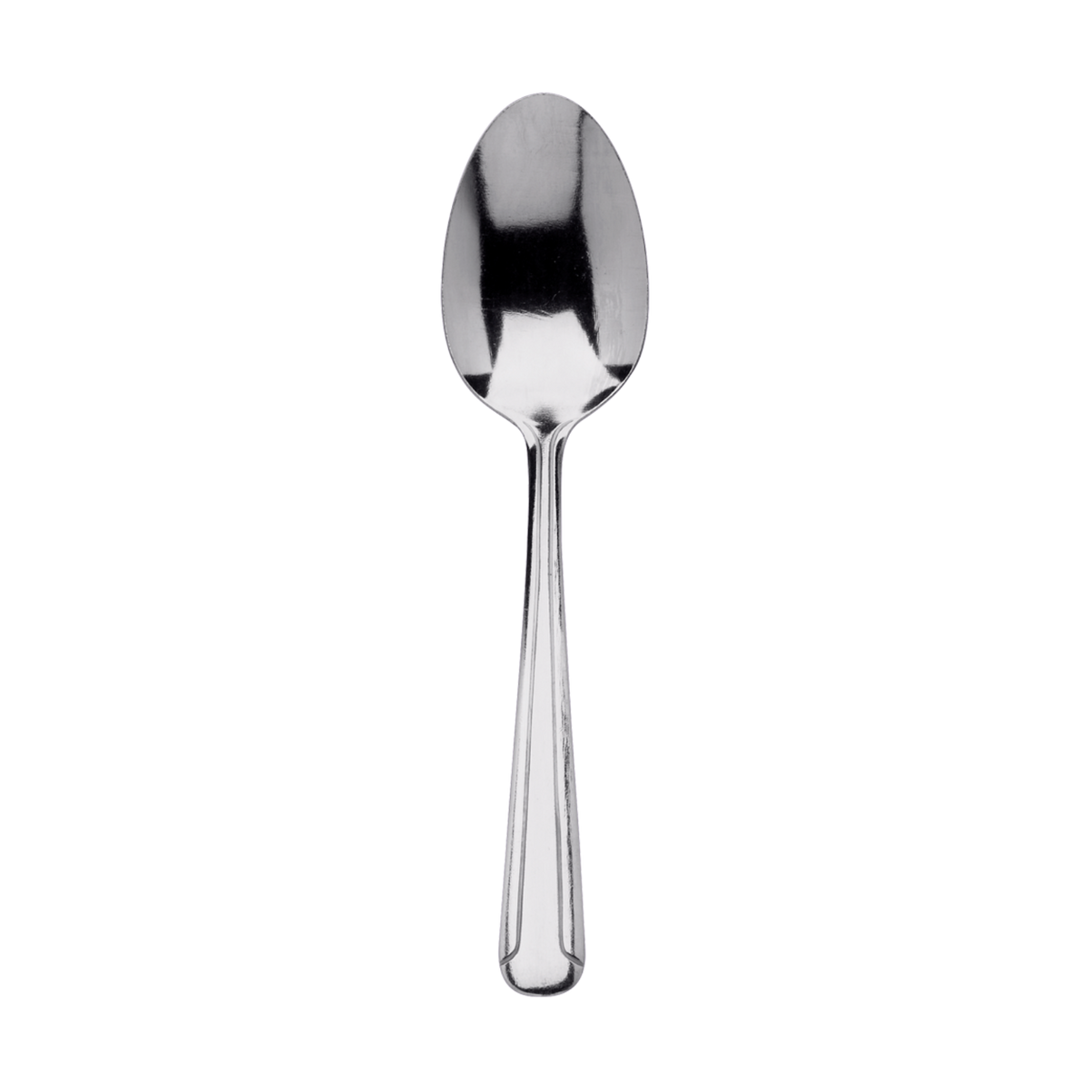 Browne 5504 Dominion Stainless Steel Dessert Spoon, 7.1" (12-Pack)