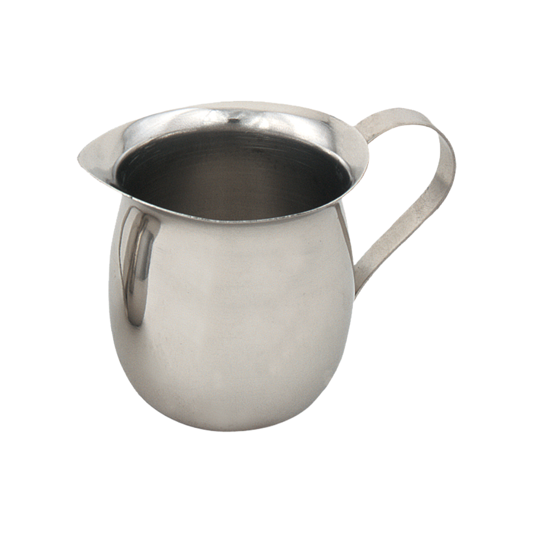 Browne 515072 Stainless Steel Bell Creamer 3"H, 5 oz