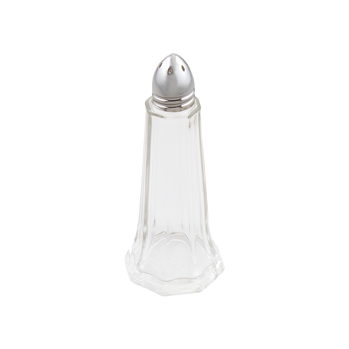 Browne 575221 Glass Tower Shaker with Stainless Steel Top, 1 oz