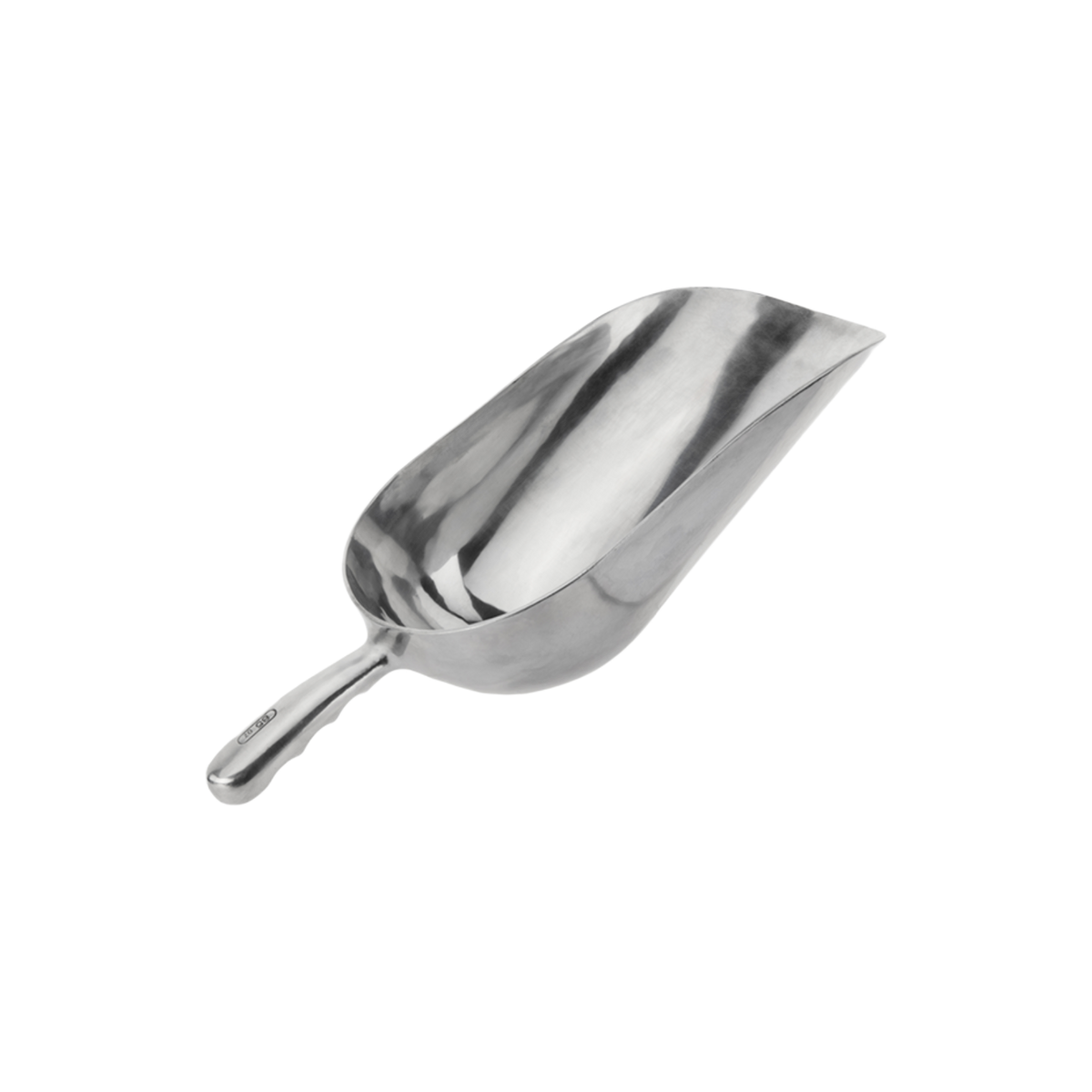 Browne 575401 Aluminum Round Bottom Scoop, 12 oz