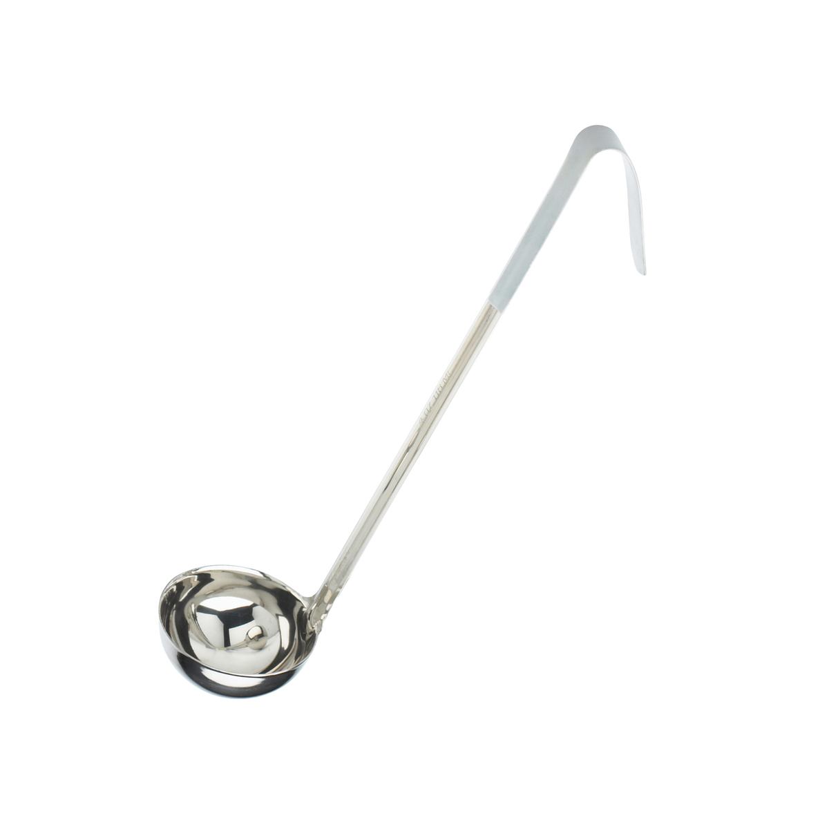 Browne 9944GRY One-Piece Stainless Steel Ladle with Gray Handle 13", 4 oz