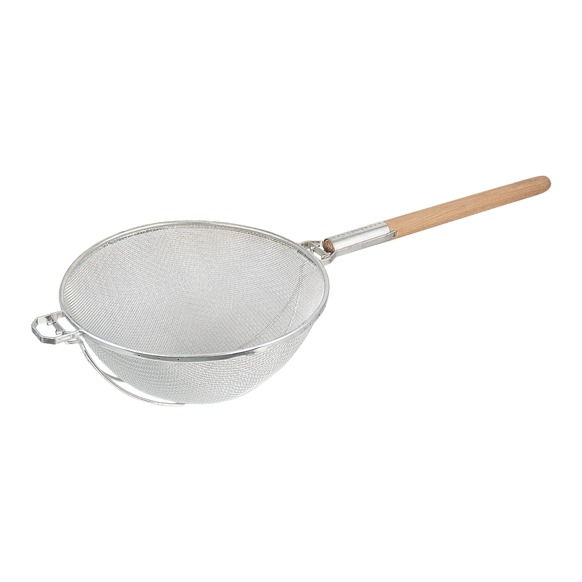Browne 574133 Tinned Steel Double Medium Mesh Strainer, 12"