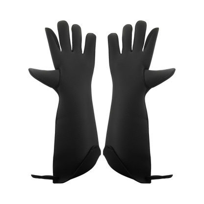 Browne 5430702 KitchenGrips Pro FLXaPrene 5-Finger Oven Gloves, 17"