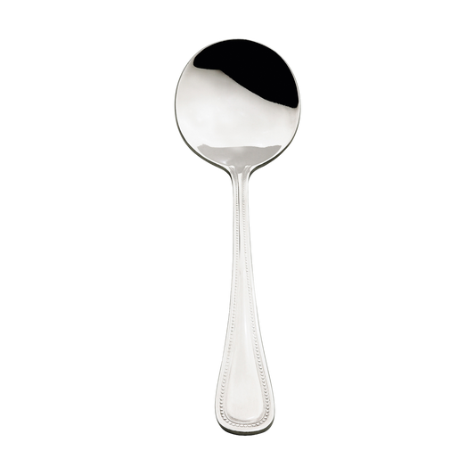 Browne 502913 Contour Stainless Steel Soup Spoon, 7.1" (12-Pack)