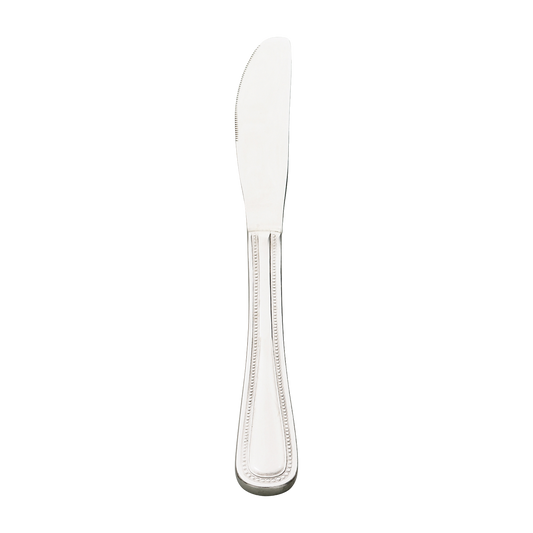 Browne 502911S Contour Stainless Steel Serrated Dinner Knife, 8.9" (12-Pack)