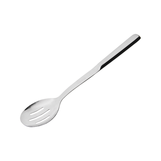 Browne 573155 Elite Stainless Steel Slotted Serving Spoon, 12"