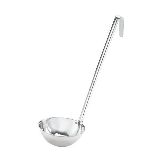 Browne 574705 Stainless Steel Hooked Handle Ladle 12"L, 5 oz