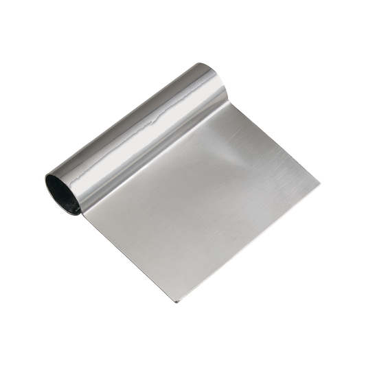 Browne 574263 Stainless Steel Dough Scraper, 4.5" x 5"