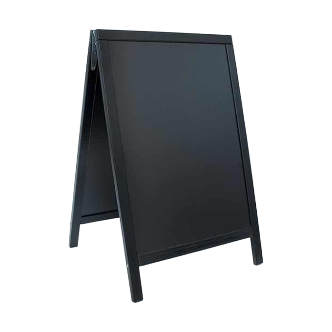 American Metalcraft SBDBL85 Wood Sandwich Board 21.5" x 33.5"