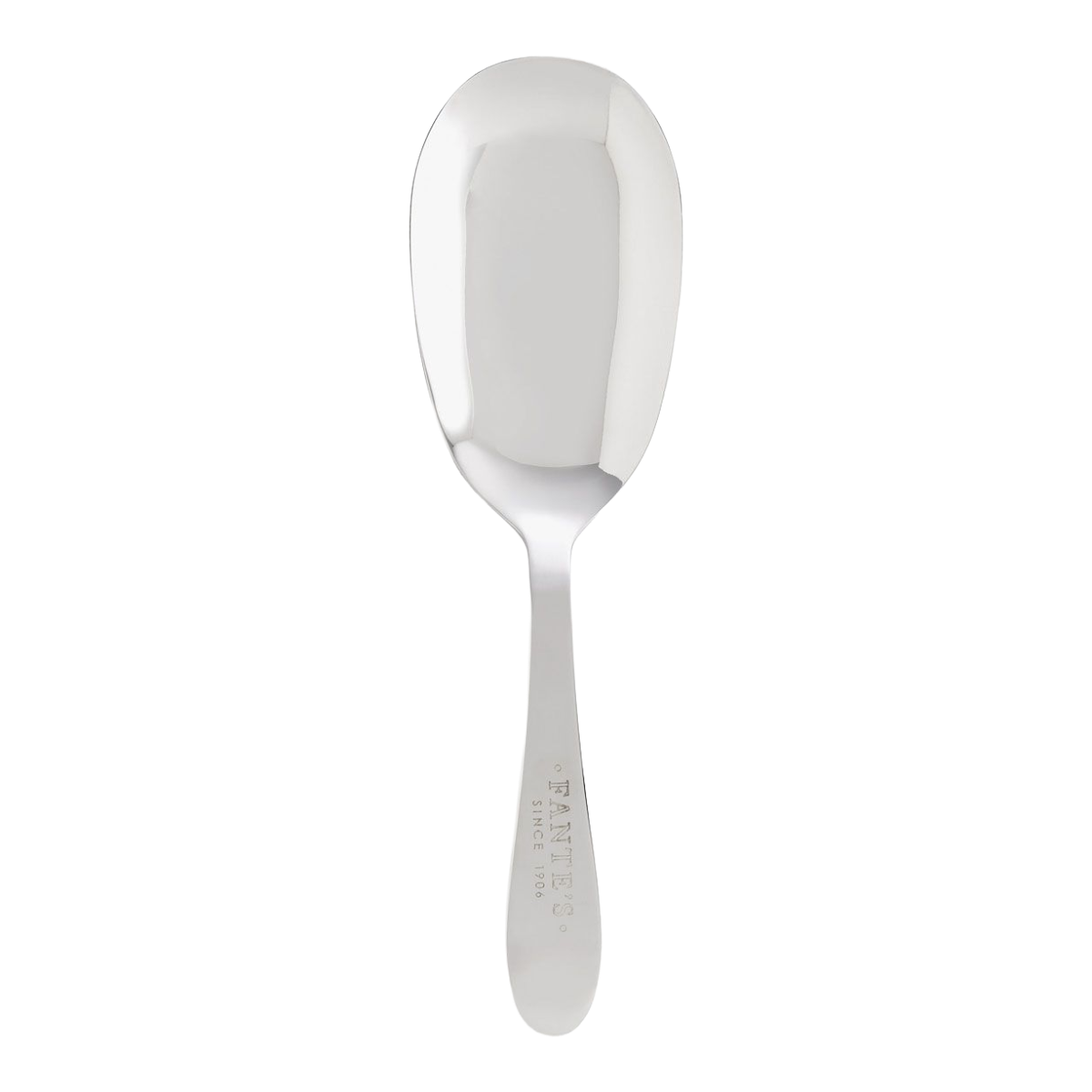 Fante's Mama Mariella's Stainless Steel Pasta Serving Spoon, 10"