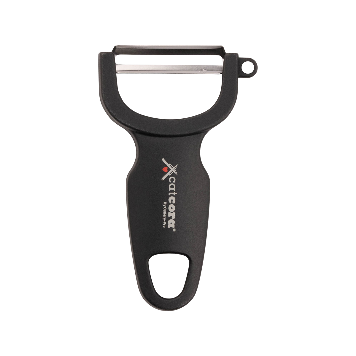 Cutlery-Pro Stainless Steel Swiss-Style Peeler with Contoured Handle, 4.5"