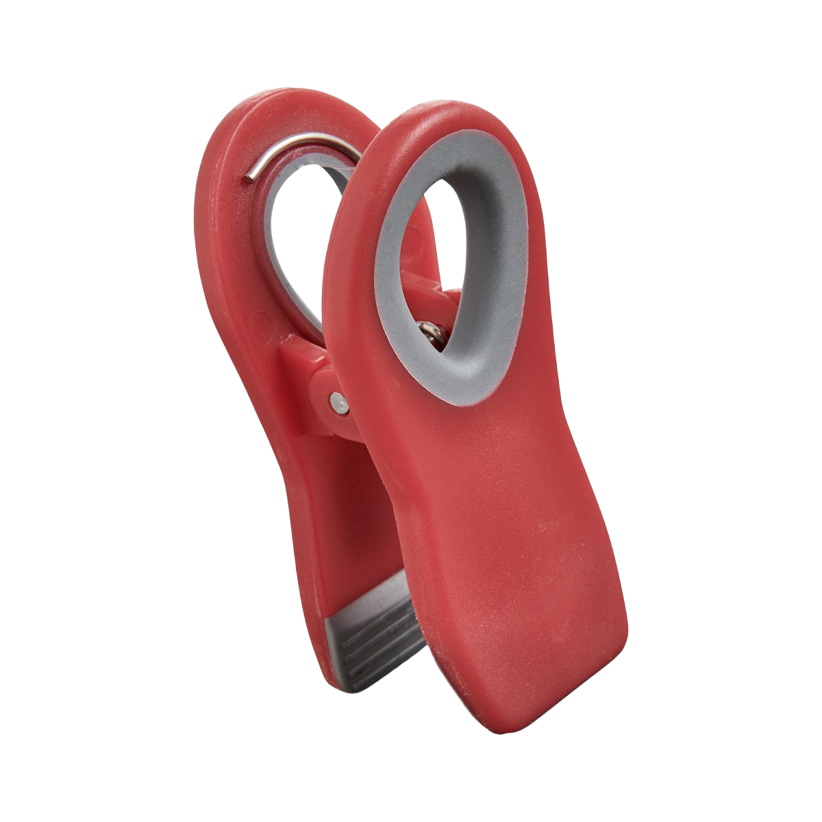 HIC Kitchen Magnetic Bag Clips with Non-Slip Grip, 3" (6-Pack)