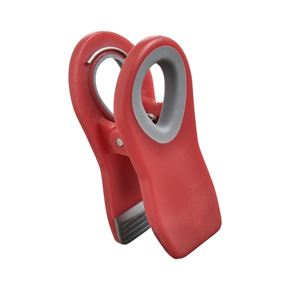 HIC Kitchen Magnetic Bag Clips with Non-Slip Grip, 3" (6-Pack)