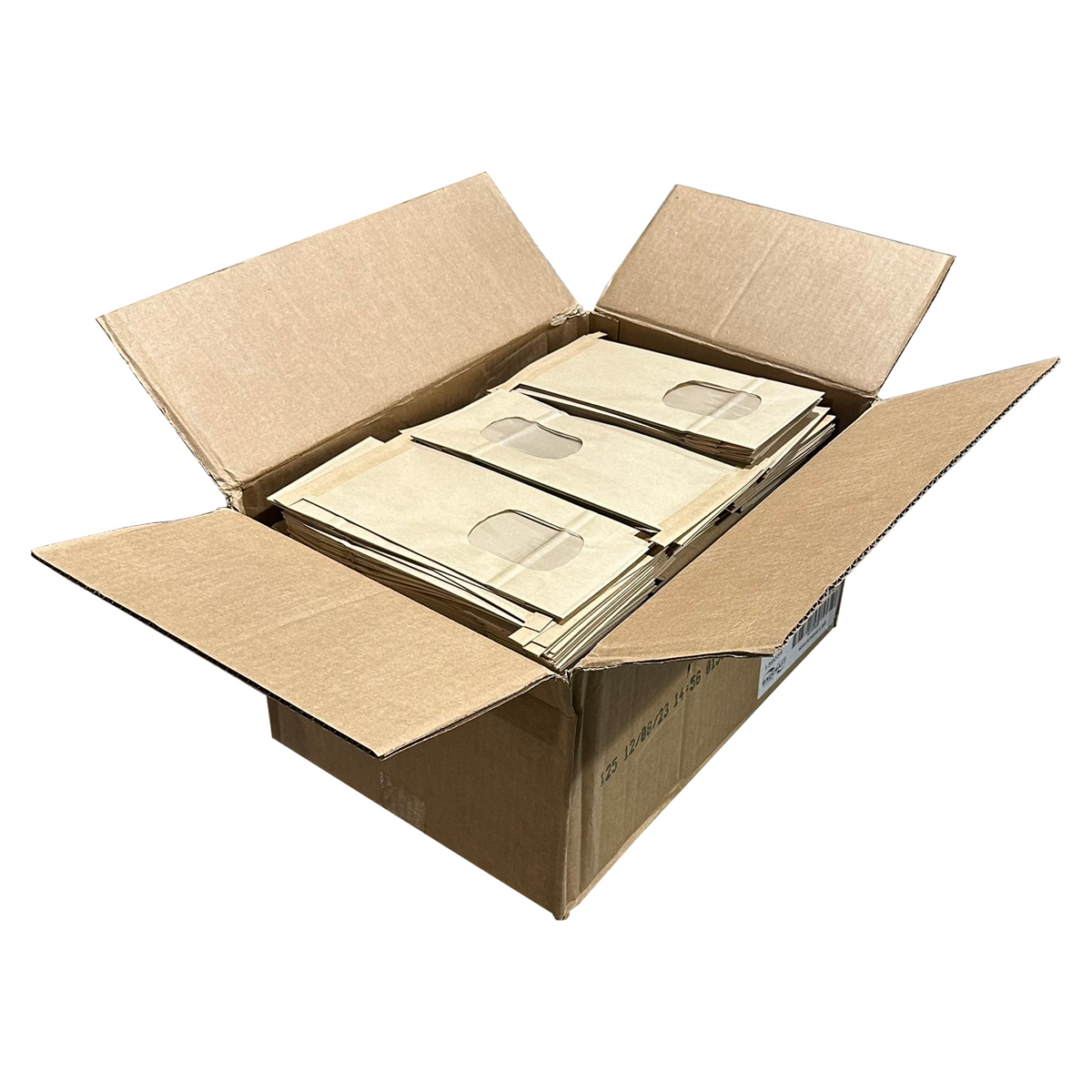 Bagcraft EcoCraft 300249 1 lb. Stand-Up Window Bags with Tin-Tie Closure 500/Case