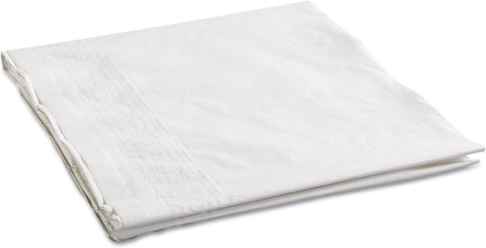 Hoffmaster Cellutex Tissue/Poly Paper Table Cover White 54" x 108" 210130 - 25/Case